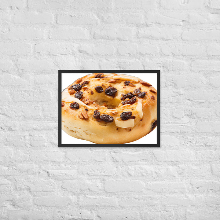 Cinnamon Raisin Bagel Framed poster 🤤 from Yumify.AI