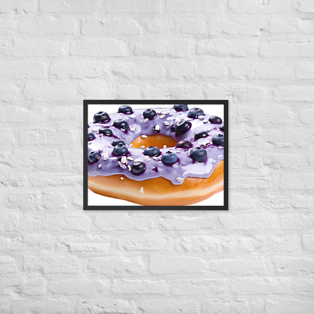 Blueberry Bagel Framed poster 🤤 from Yumify.AI