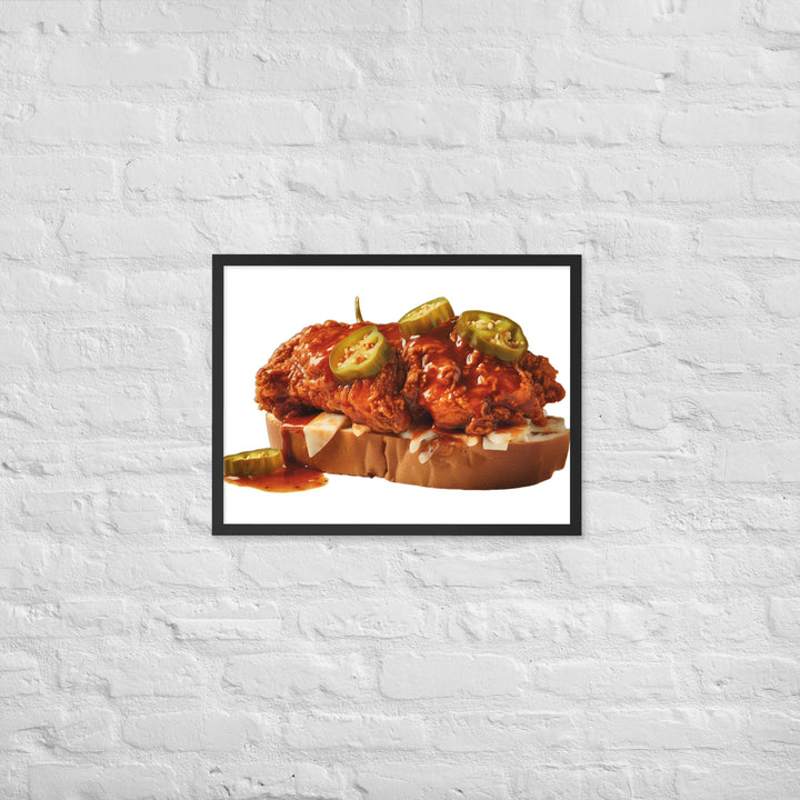 Nashville Hot Chicken Framed poster 🤤 from Yumify.AI