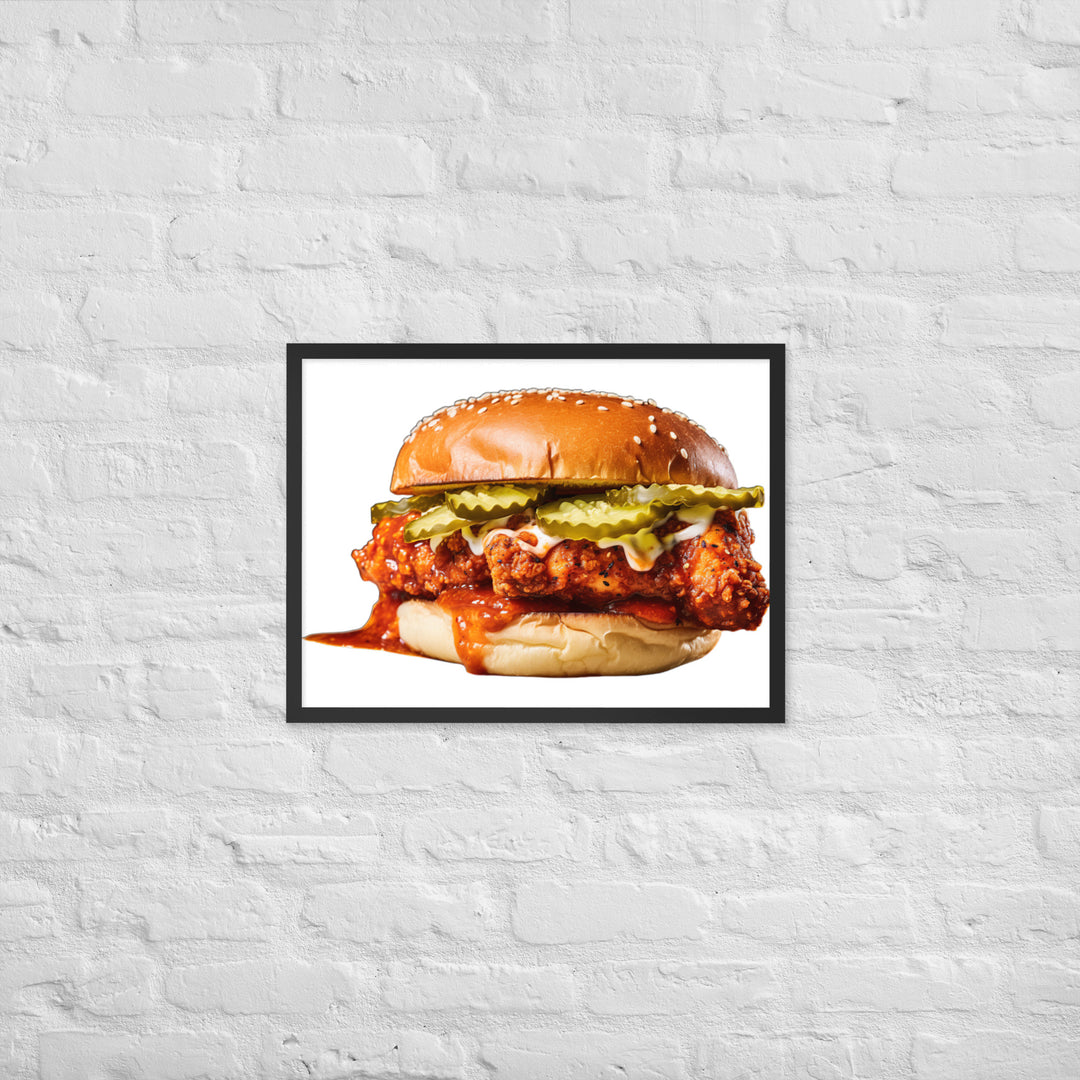 Nashville Hot Chicken Framed poster 🤤 from Yumify.AI