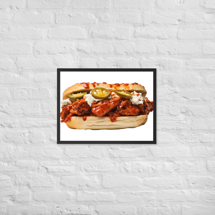 Nashville Hot Chicken Framed poster 🤤 from Yumify.AI