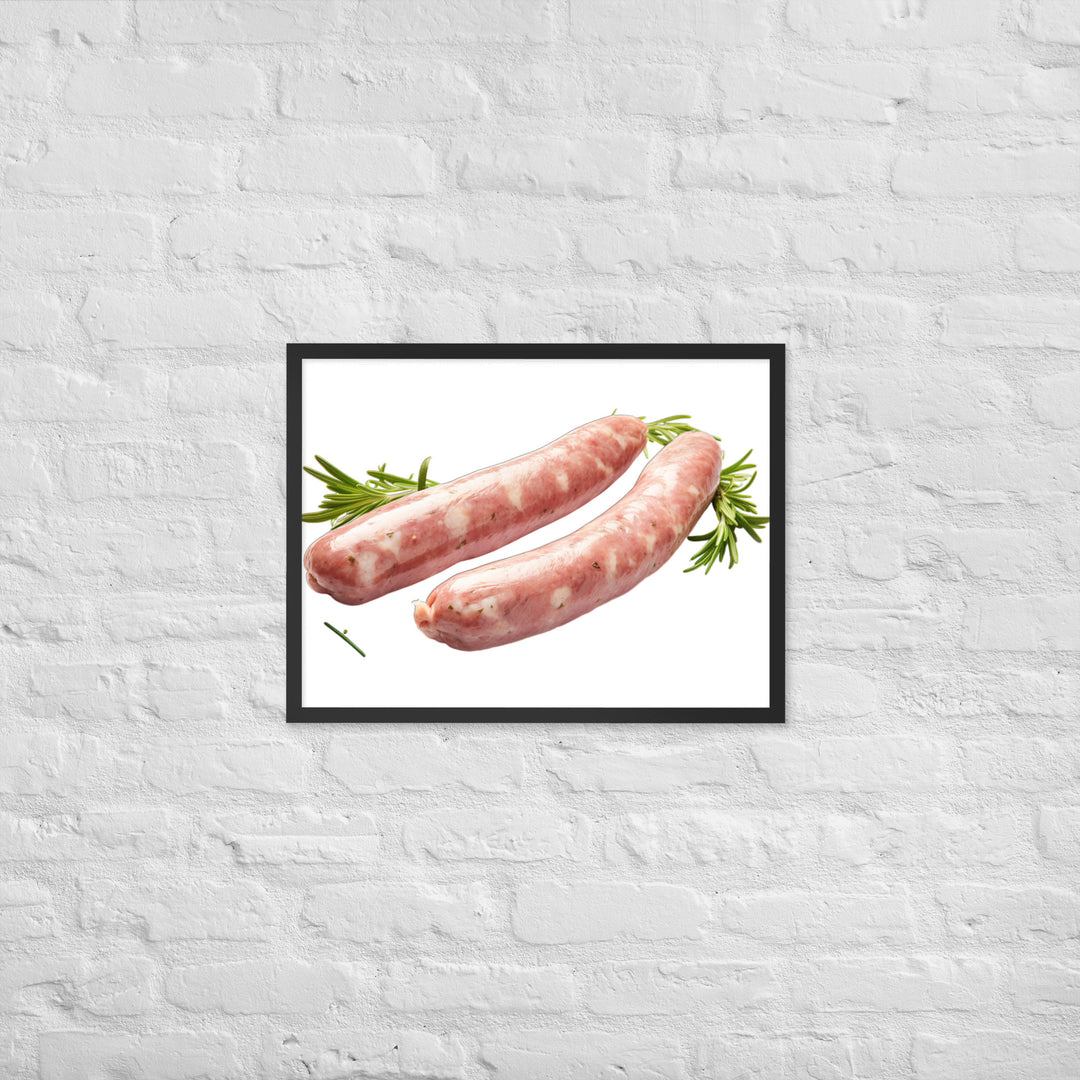 Veal Sausage Delight Framed poster 🤤 from Yumify.AI