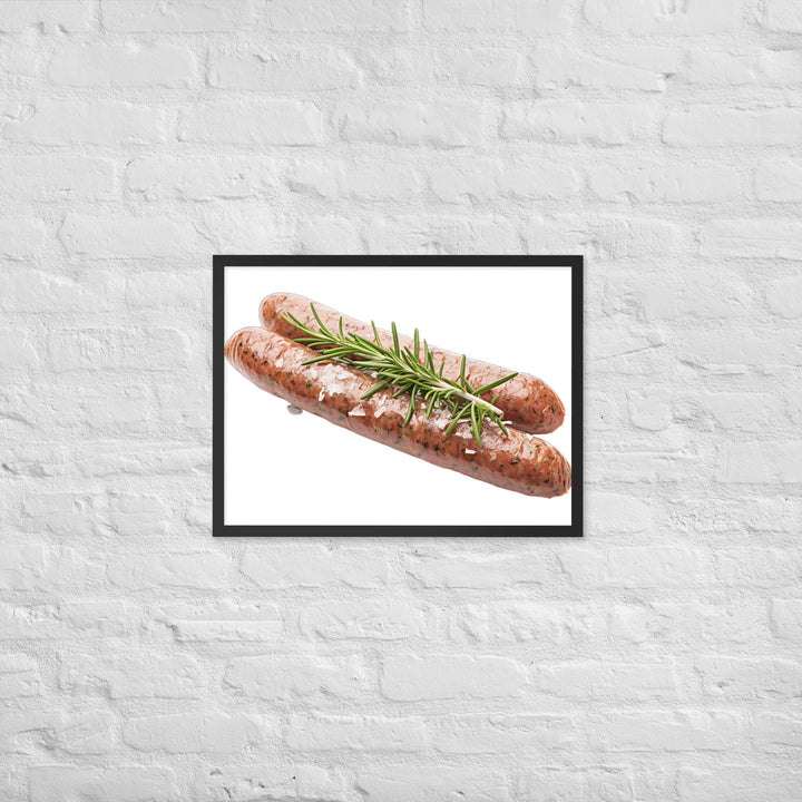 Lamb Sausage Framed poster 🤤 from Yumify.AI