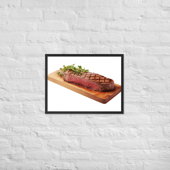 Sirloin Steak Framed poster 🤤 from Yumify.AI