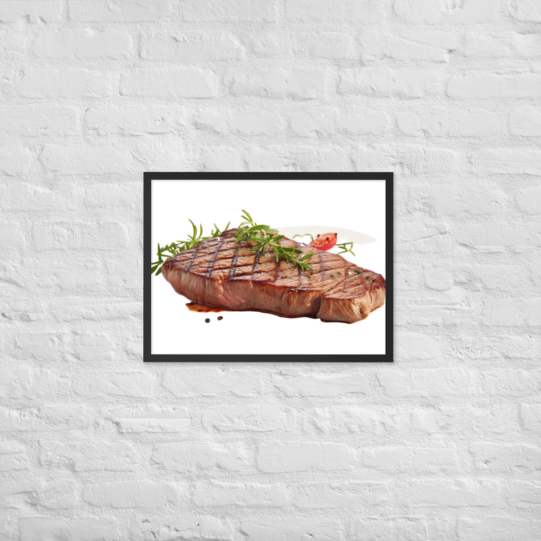 Sirloin Steak Framed poster 🤤 from Yumify.AI