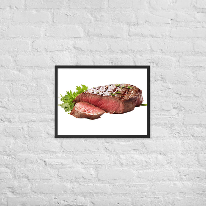 Sirloin Steak Framed poster 🤤 from Yumify.AI