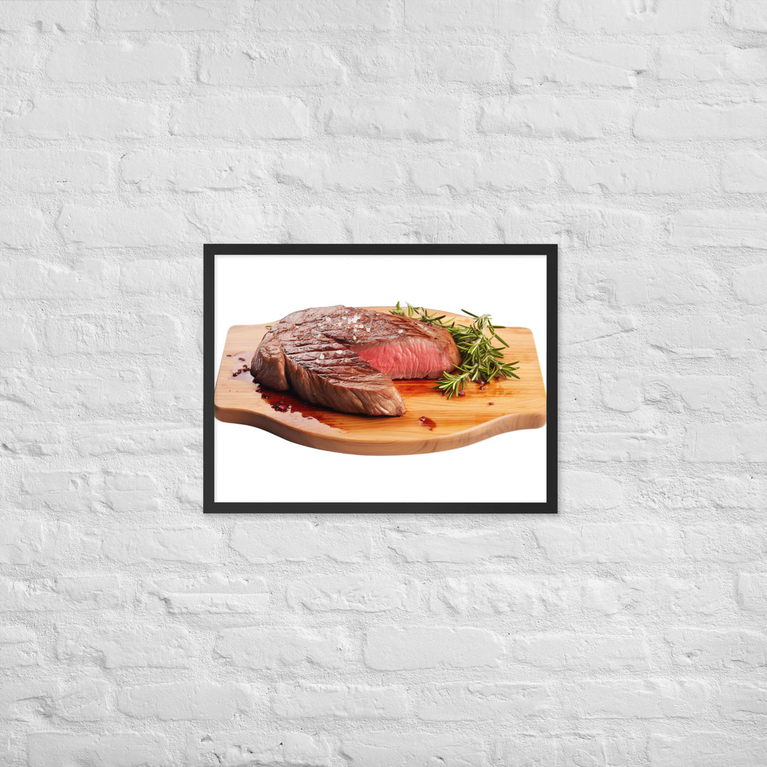 Sirloin Steak Framed poster 🤤 from Yumify.AI