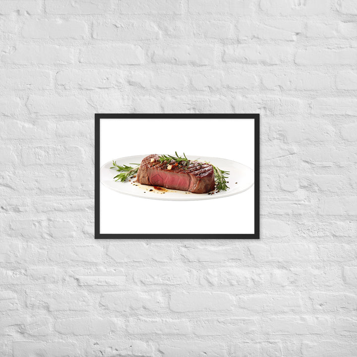 Fillet Mignon Elegance Framed poster 🤤 from Yumify.AI