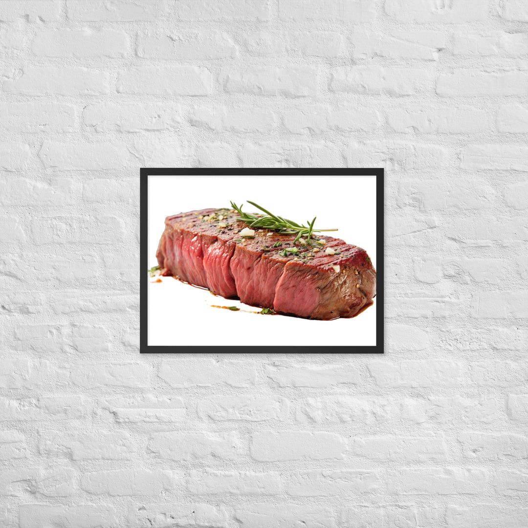 Fillet Mignon Elegance Framed poster 🤤 from Yumify.AI