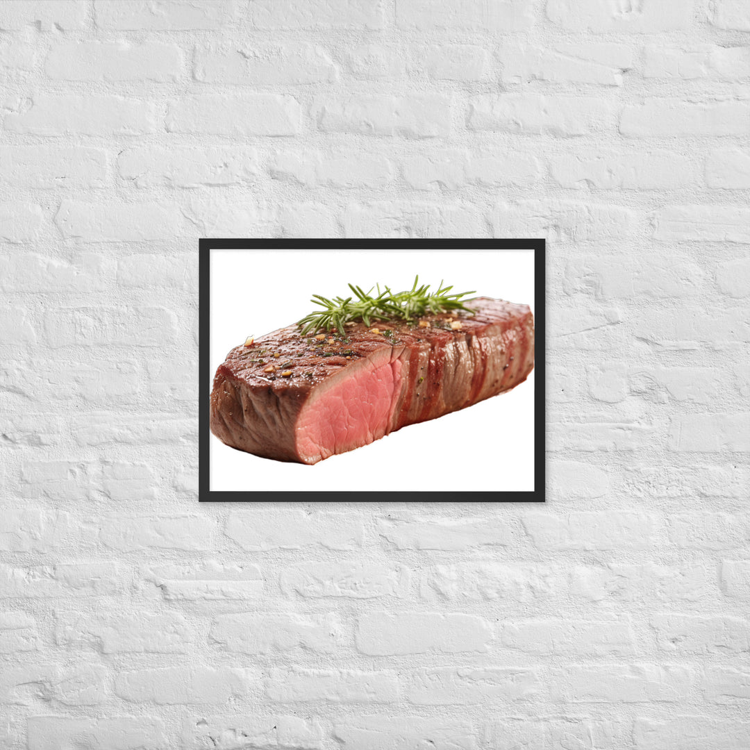 Fillet Mignon Elegance Framed poster 🤤 from Yumify.AI