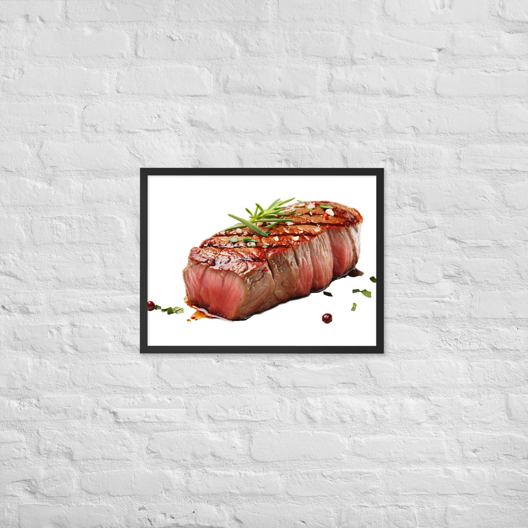 Fillet Mignon Elegance Framed poster 🤤 from Yumify.AI