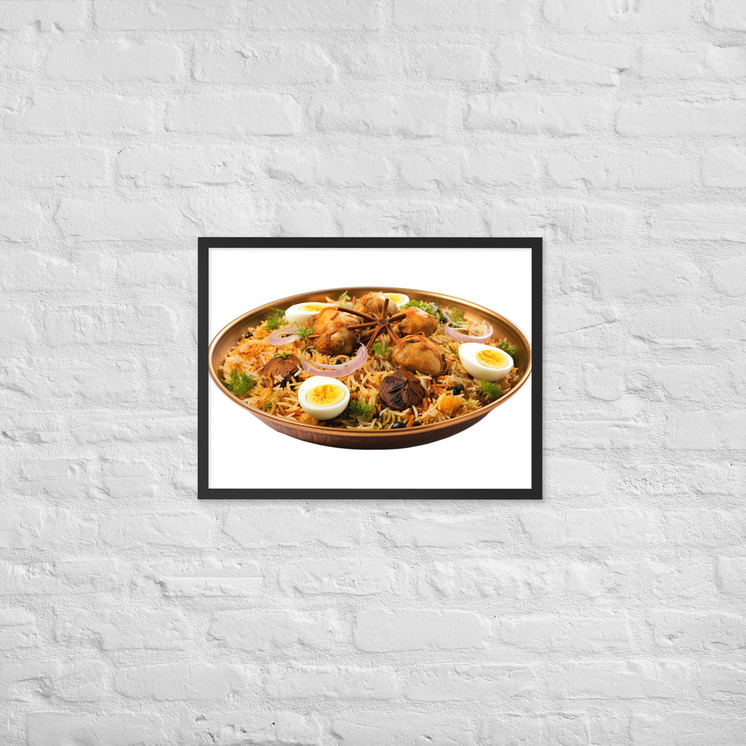 Hyderabadi Biryani Masterpiece Framed poster 🤤 from Yumify.AI