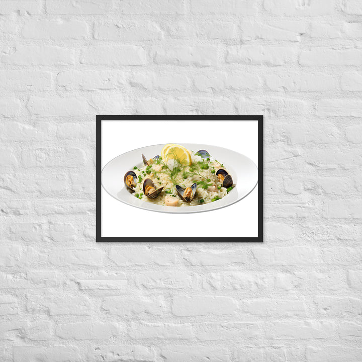 Seafood Risotto Framed poster 🤤 from Yumify.AI