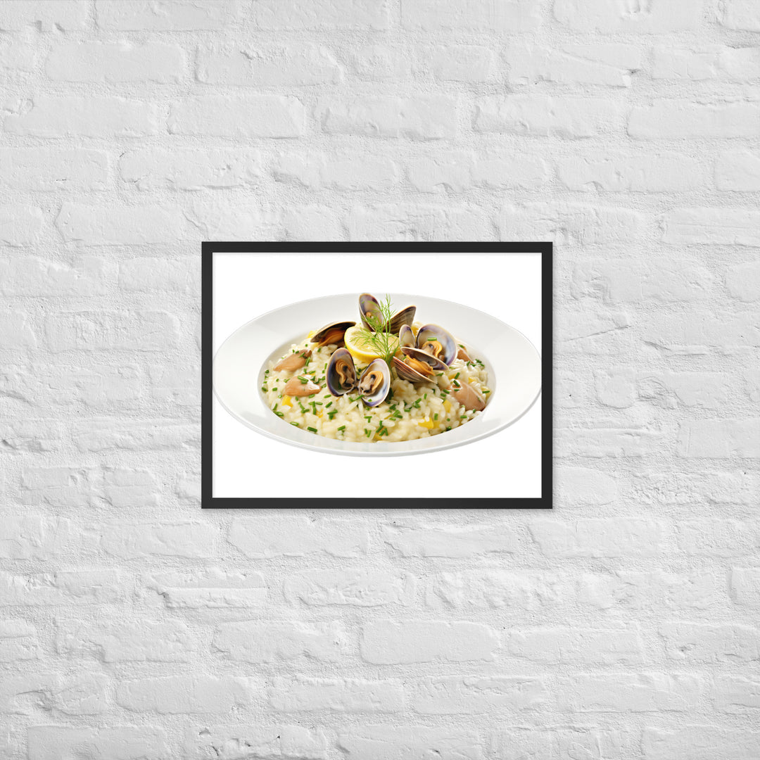 Seafood Risotto Framed poster 🤤 from Yumify.AI