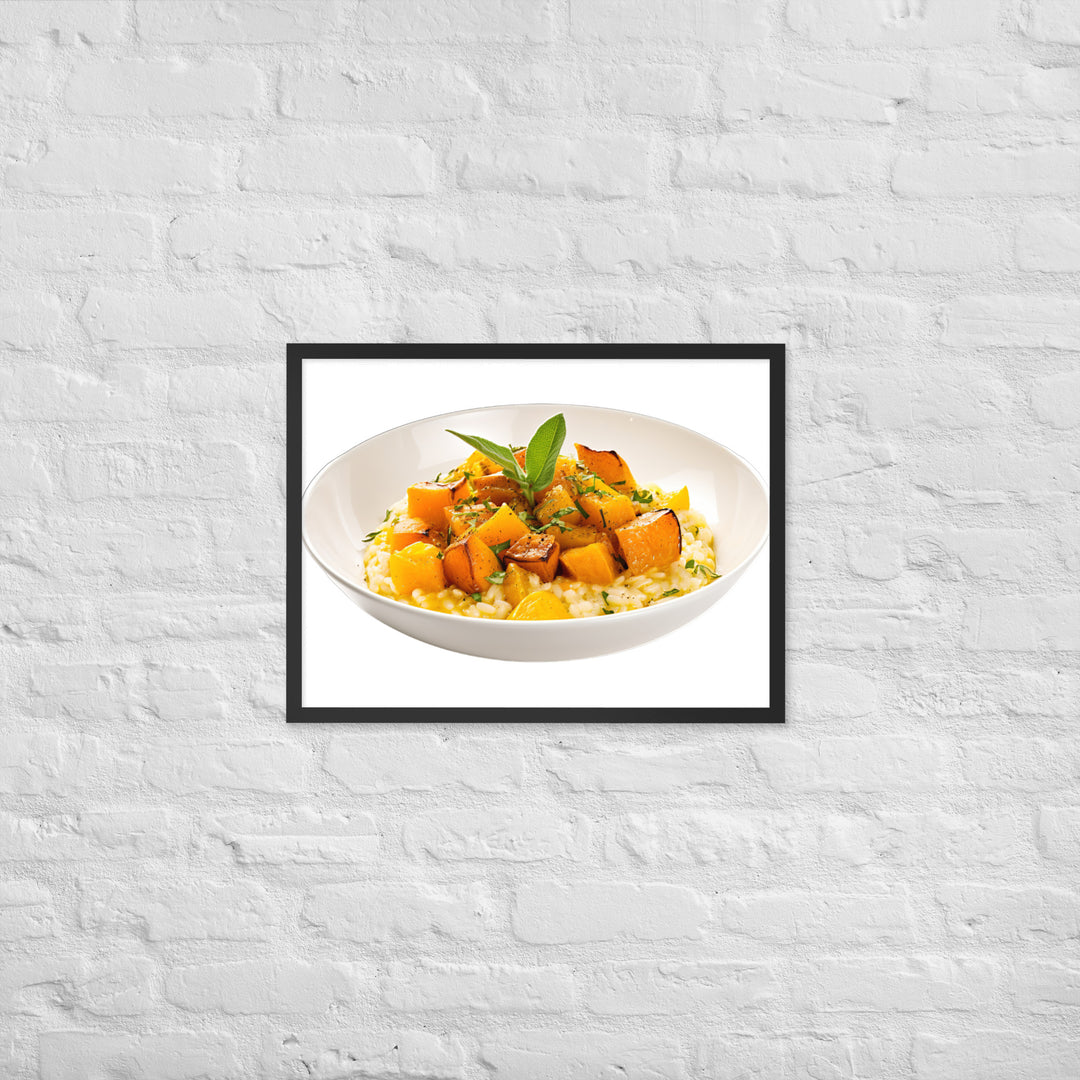 Butternut Squash Risotto Framed poster 🤤 from Yumify.AI