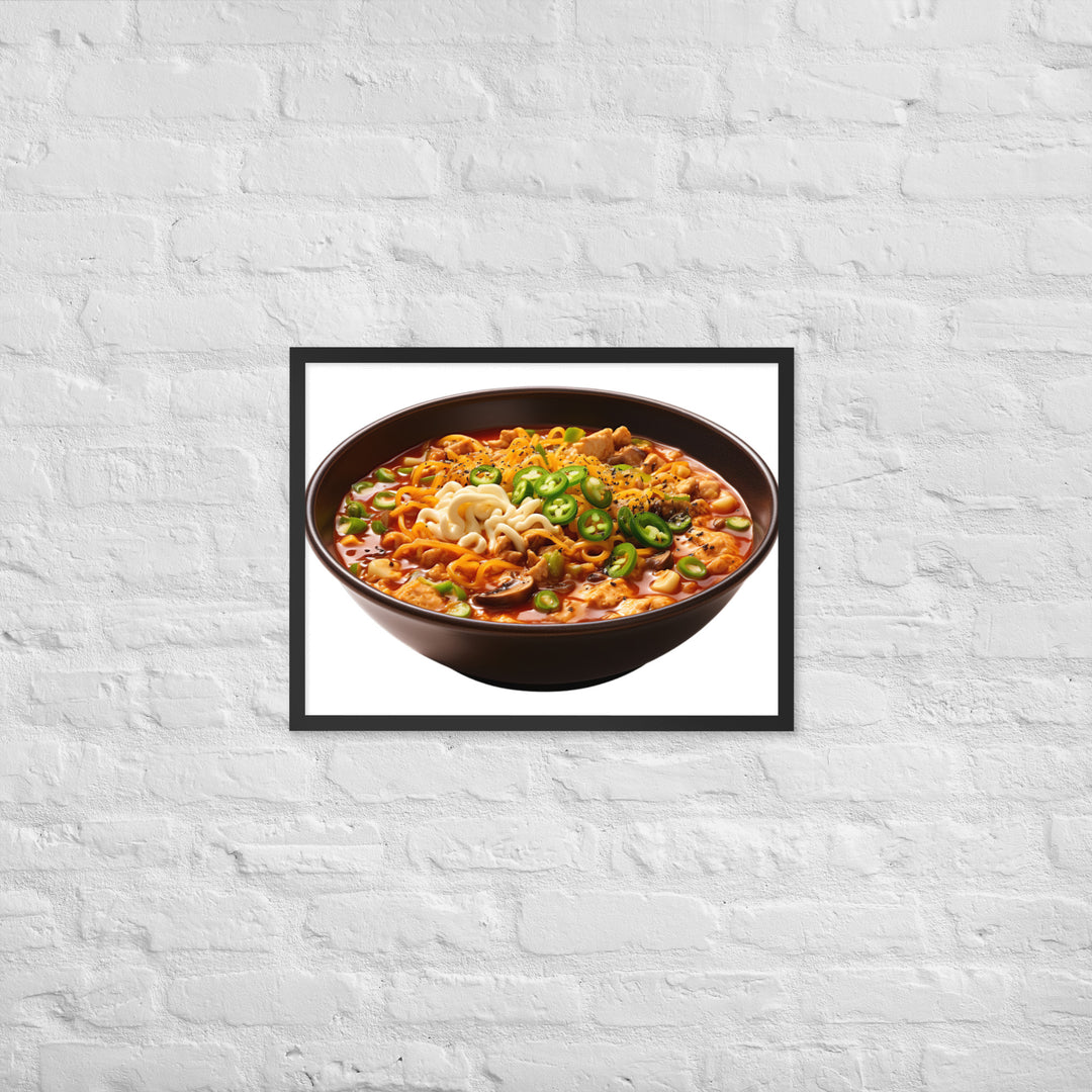 Spicy Miso Ramen Framed poster 🤤 from Yumify.AI