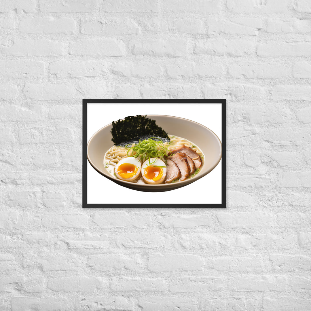 Classic Tonkotsu Ramen Framed poster 🤤 from Yumify.AI