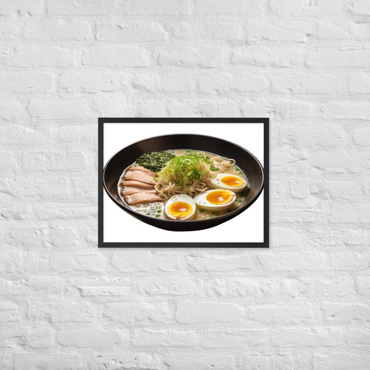 Classic Tonkotsu Ramen Framed poster 🤤 from Yumify.AI