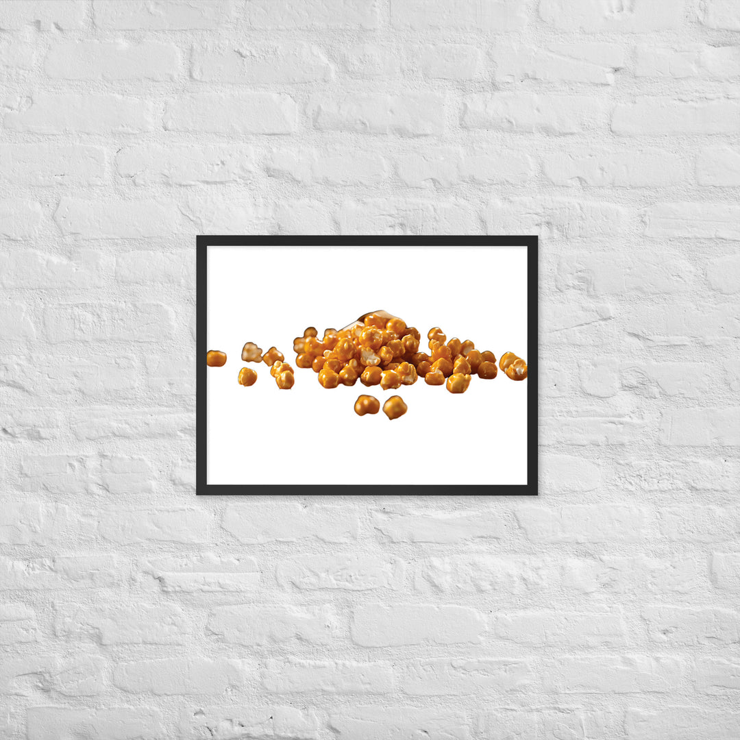 Caramel Coated Popcorn Framed poster 🤤 from Yumify.AI