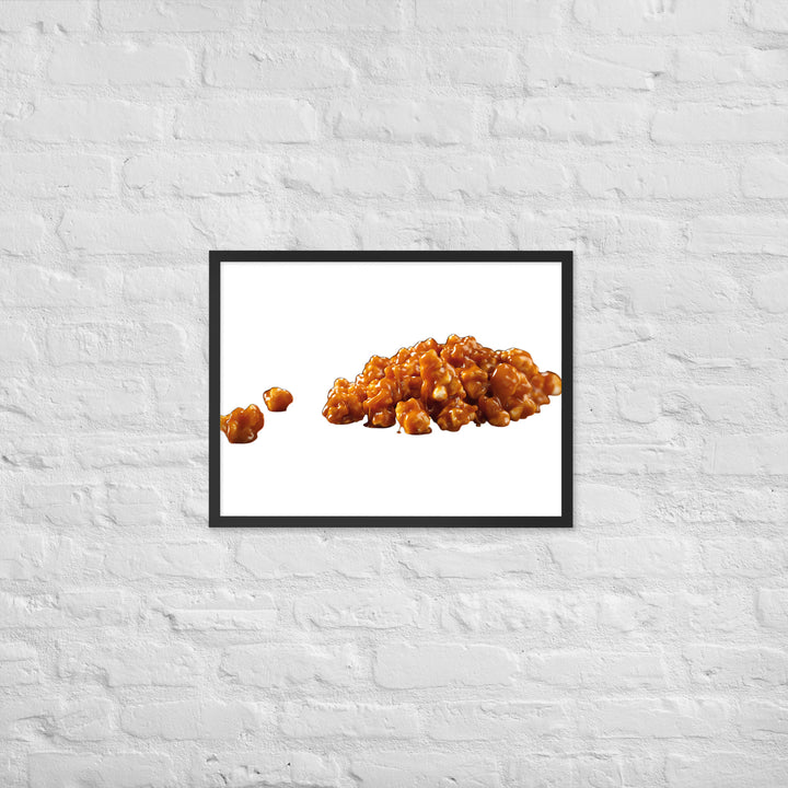 Caramel Coated Popcorn Framed poster 🤤 from Yumify.AI