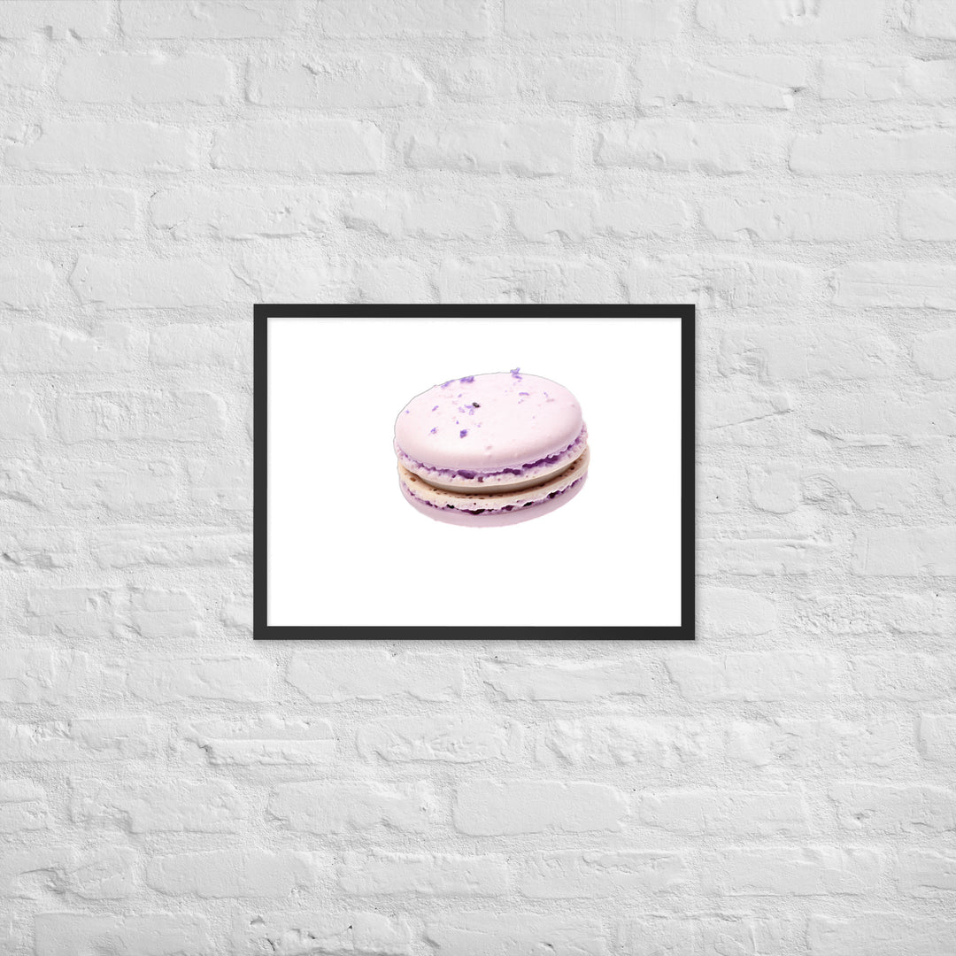 Lavender Macaron Framed poster 🤤 from Yumify.AI