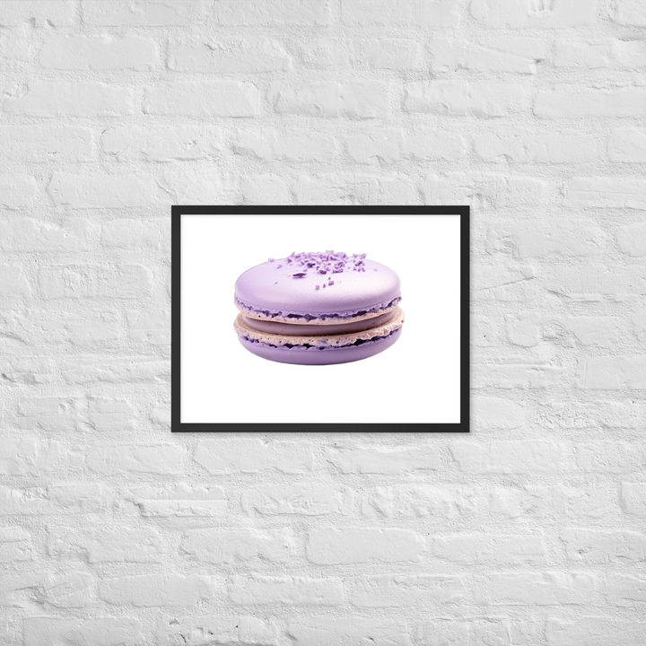 Lavender Macaron Framed poster 🤤 from Yumify.AI