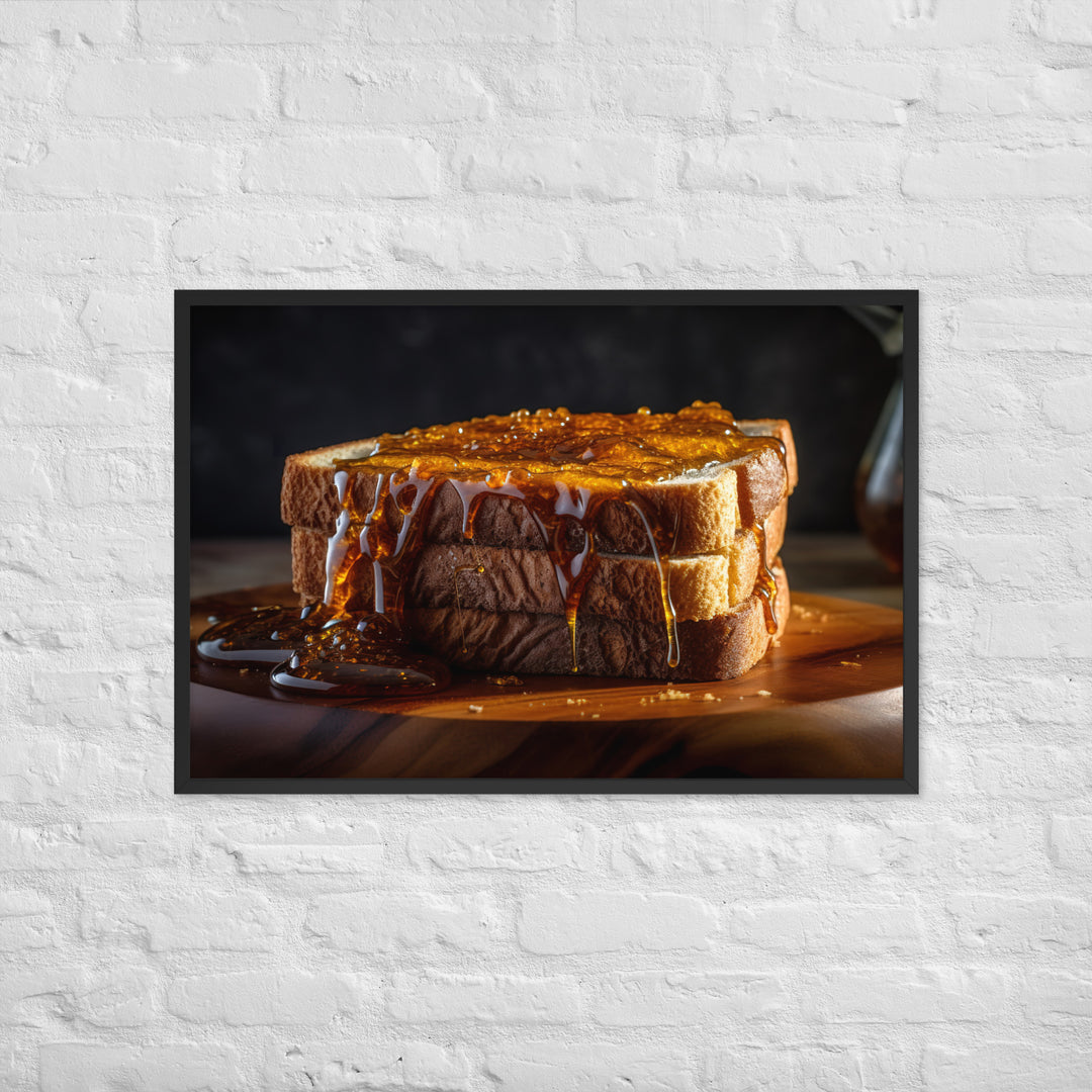 Vegemite on Toast Framed poster 🤤 from Yumify.AI