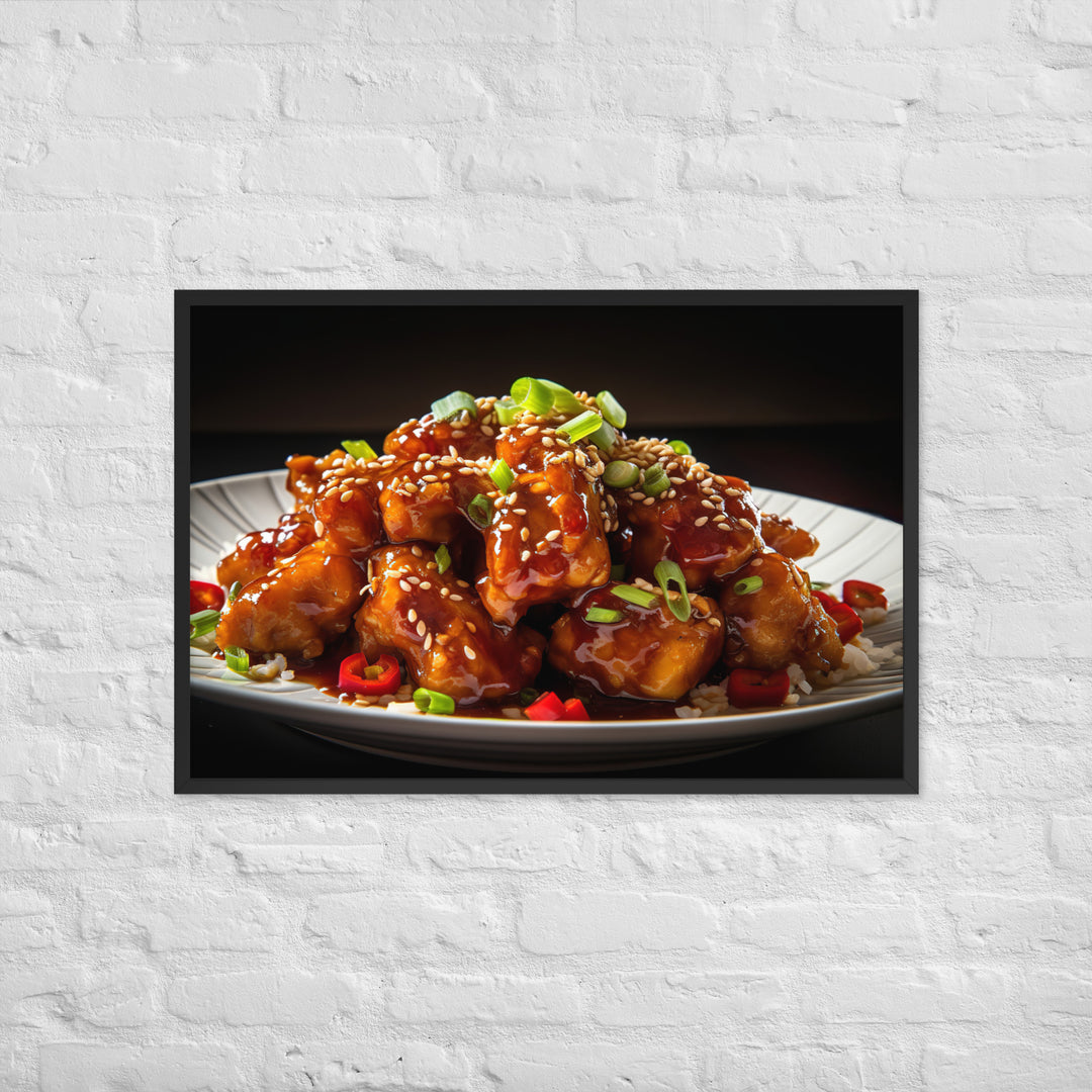 General Tso's Chicken Framed poster 🤤 from Yumify.AI