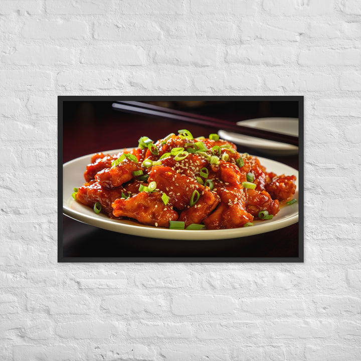 General Tso's Chicken Framed poster 🤤 from Yumify.AI