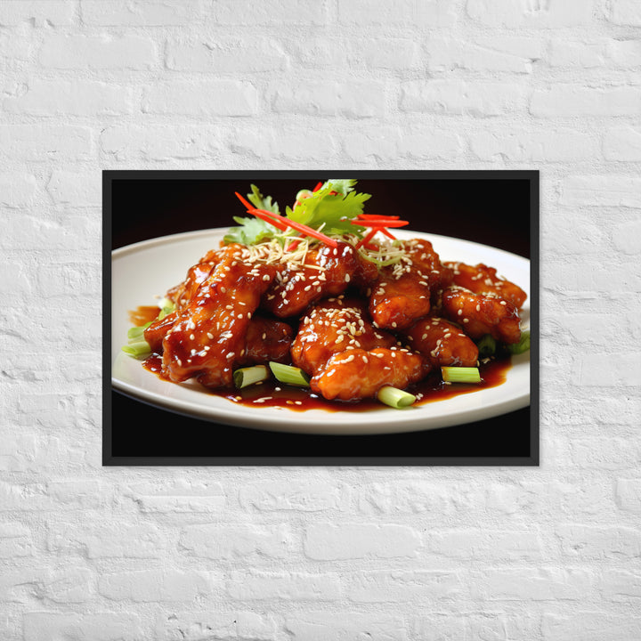 General Tso's Chicken Framed poster 🤤 from Yumify.AI