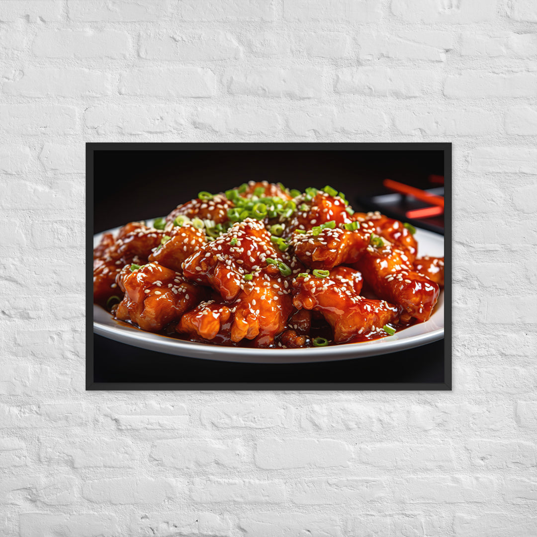 General Tso's Chicken Framed poster 🤤 from Yumify.AI