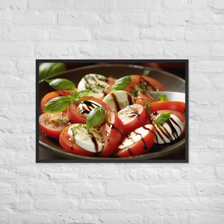 Caprese Salad Framed poster 🤤 from Yumify.AI