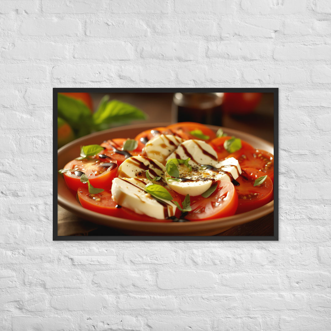 Caprese Salad Framed poster 🤤 from Yumify.AI