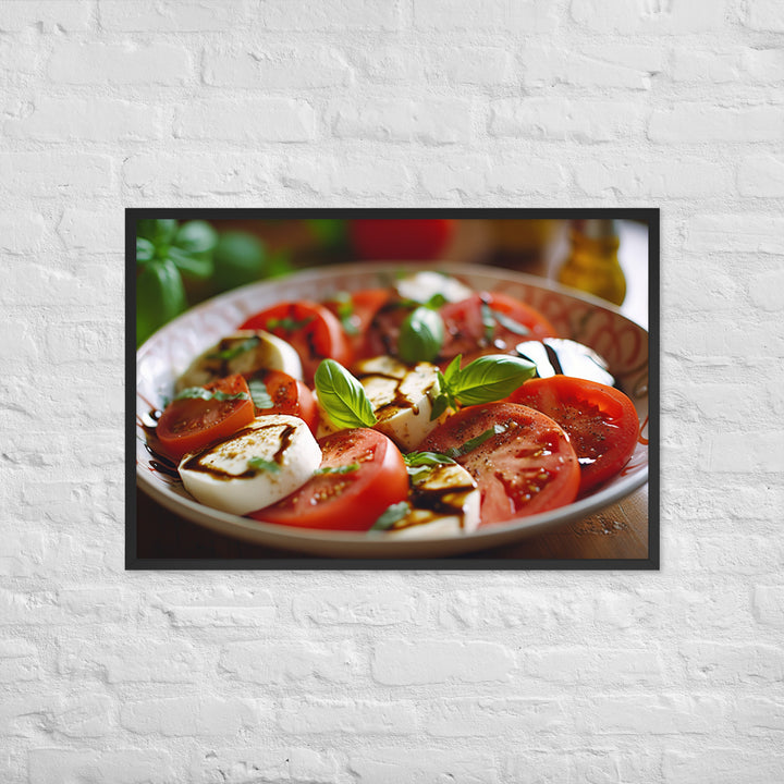 Caprese Salad Framed poster 🤤 from Yumify.AI