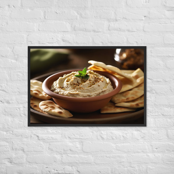 Baba Ganoush Framed poster 🤤 from Yumify.AI