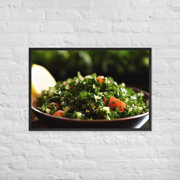 Tabbouleh Framed poster 🤤 from Yumify.AI