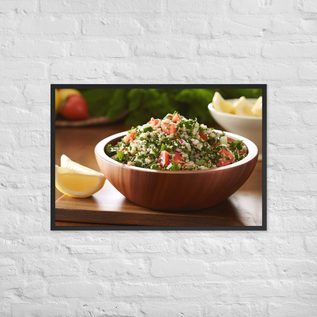 Tabbouleh Framed poster 🤤 from Yumify.AI