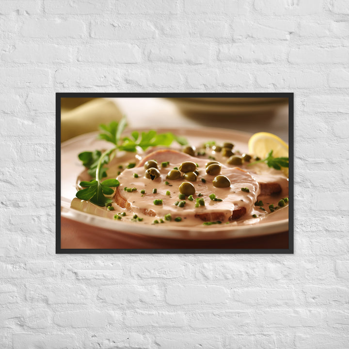 Vitello Tonnato Framed poster 🤤 from Yumify.AI