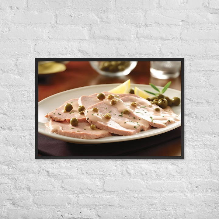 Vitello Tonnato Framed poster 🤤 from Yumify.AI