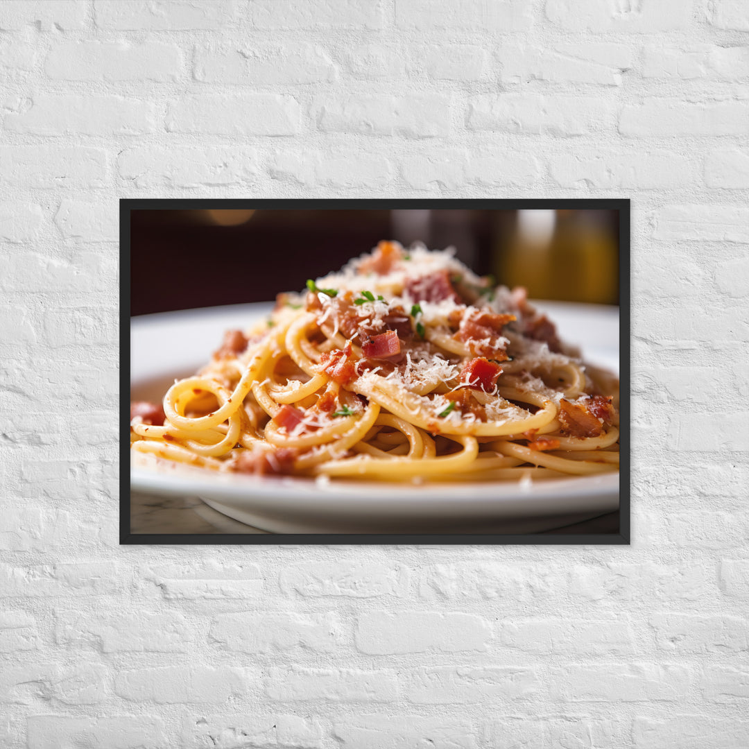 Amatriciana Framed poster 🤤 from Yumify.AI