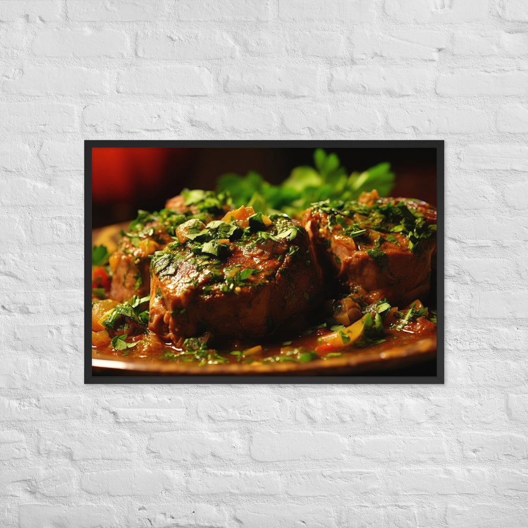 Osso Buco Framed poster 🤤 from Yumify.AI