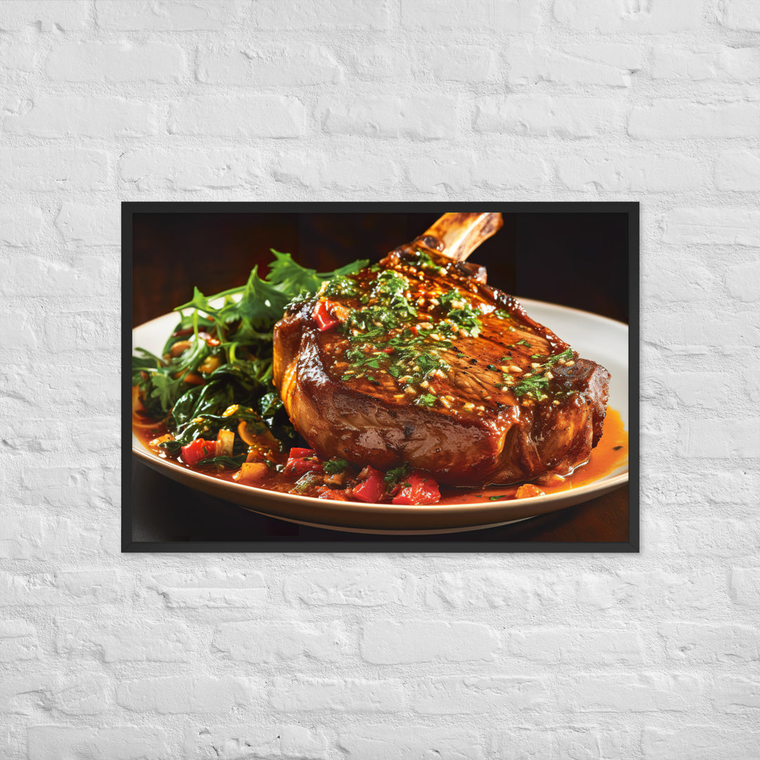 Osso Buco Framed poster 🤤 from Yumify.AI