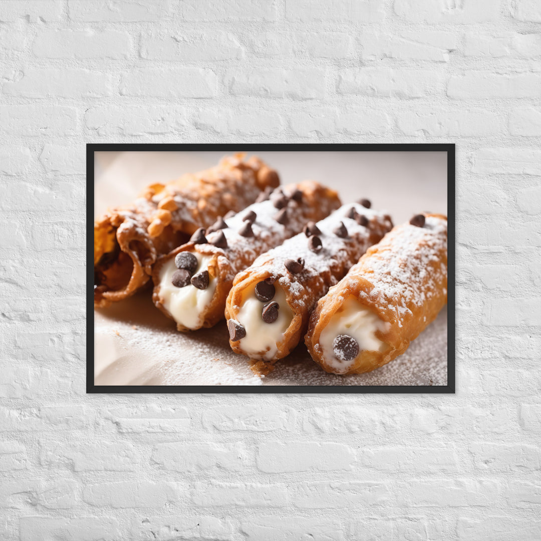 Cannoli Framed poster 🤤 from Yumify.AI