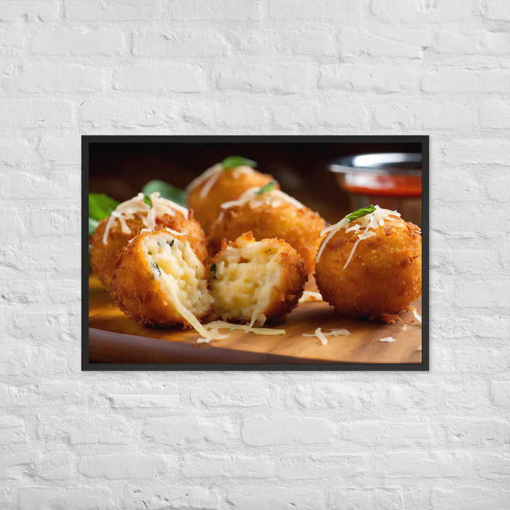 Arancini Framed poster 🤤 from Yumify.AI