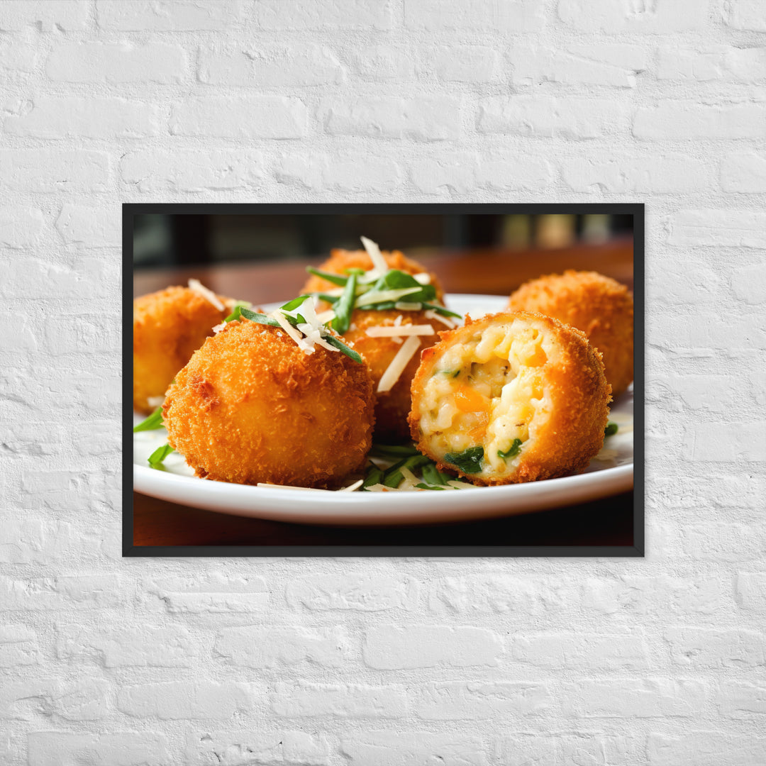 Arancini Framed poster 🤤 from Yumify.AI