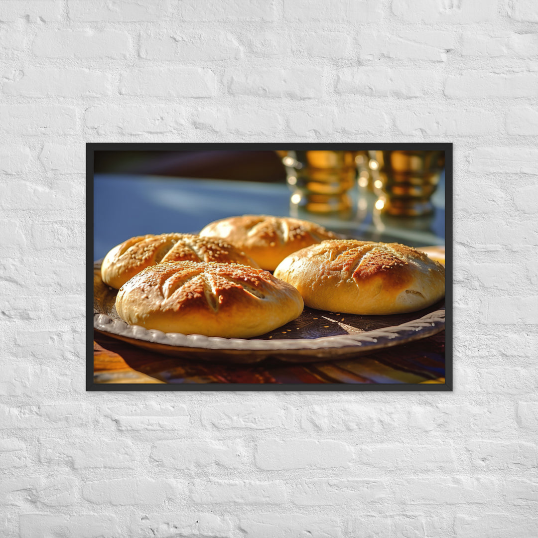 Moroccan Bread Framed poster 🤤 from Yumify.AI