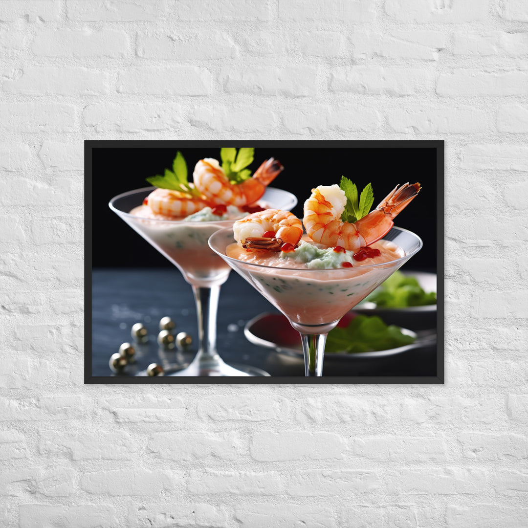 Prawn Cocktail Framed poster 🤤 from Yumify.AI