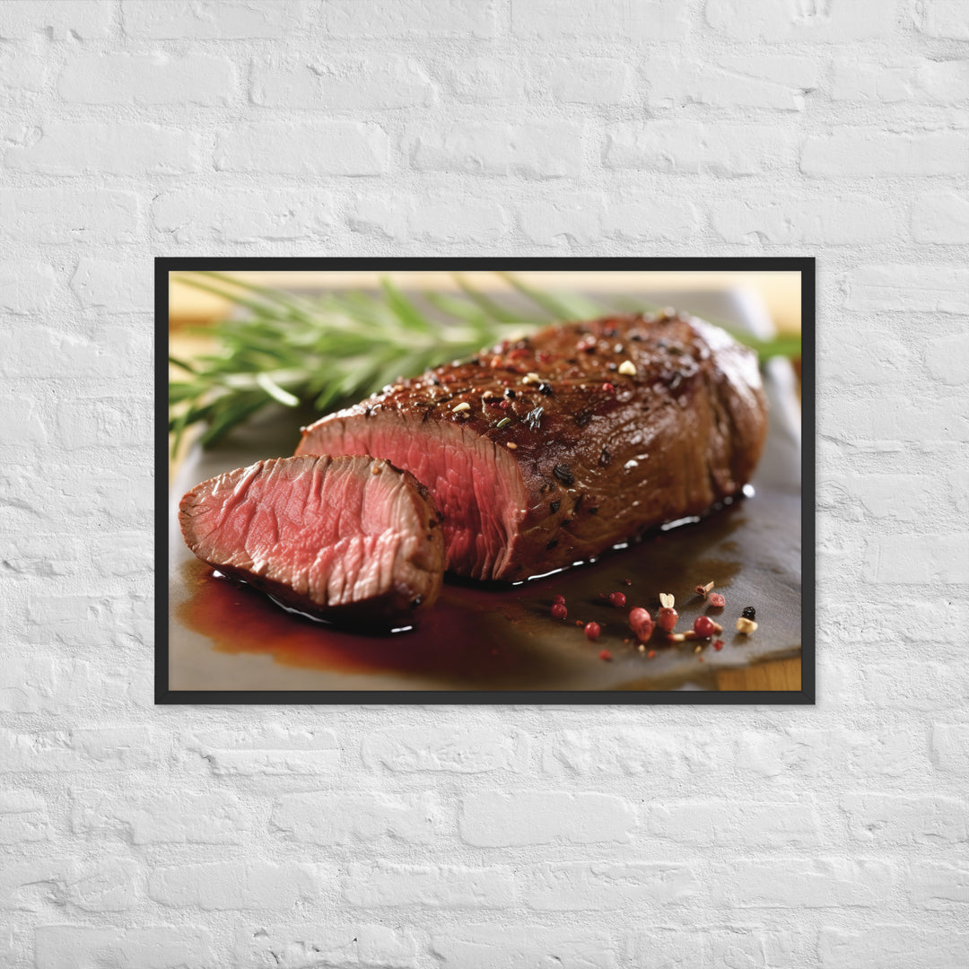 Kangaroo Fillet Framed poster 🤤 from Yumify.AI