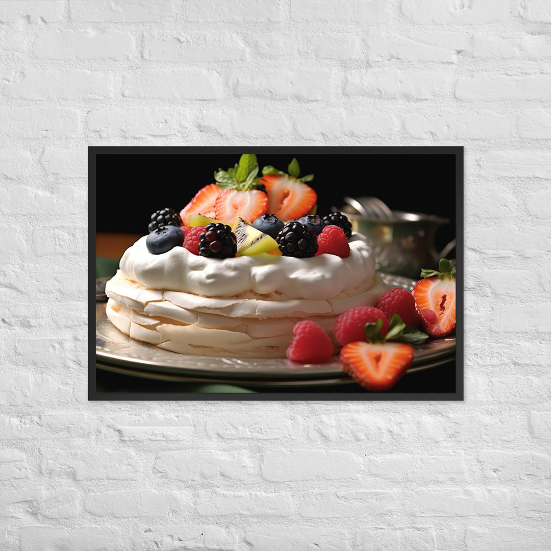 Pavlova Framed poster 🤤 from Yumify.AI