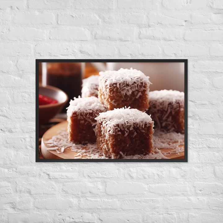 Lamingtons Framed poster 🤤 from Yumify.AI